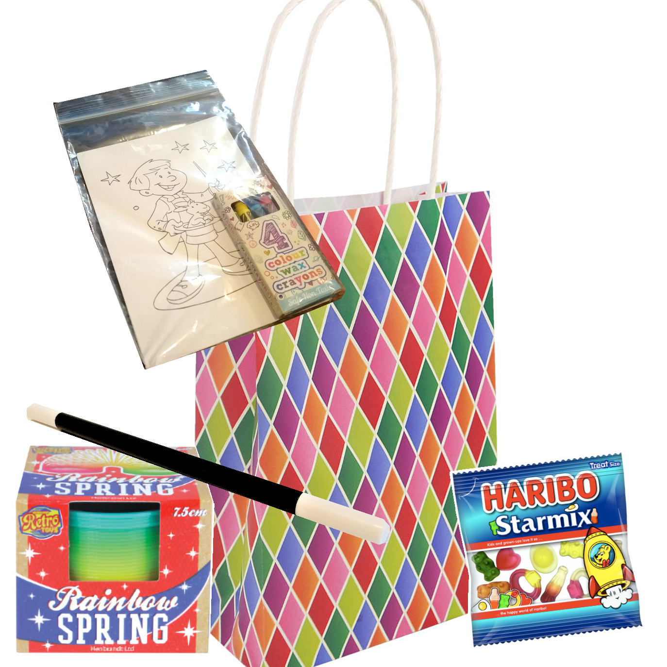 Magic Party Bag with Rainbow Spring